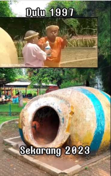 Potret Dulu VS Sekarang Taman Bermain Lokasi Syuting Sinetron `Tuyul dan Mbak Yul`, Vibes 90-an Bikin Nostalgia!