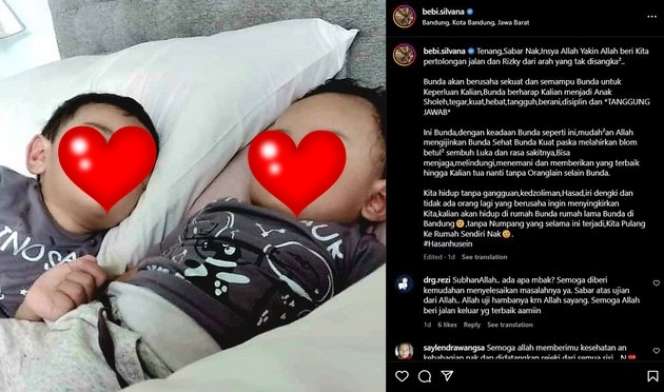 10 Potret Bebi Silvana, Istri Opick Curhat di Instagram, Ingin Bawa Anak-Anak `Minggat` dari Rumah