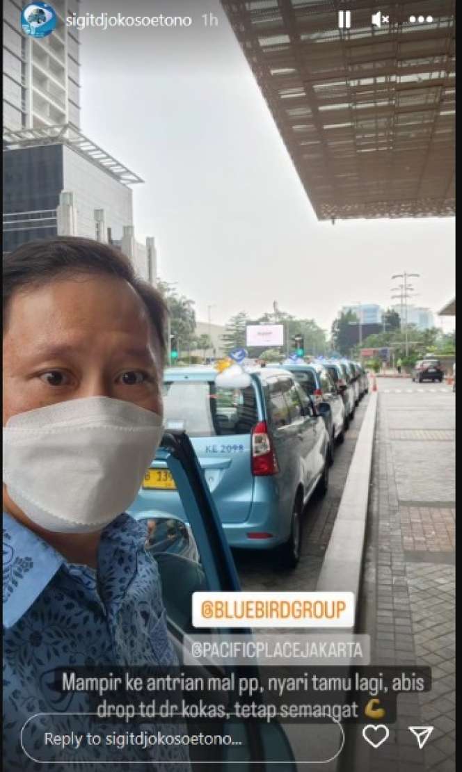 Potret Sigit Djokosoetono Bos Blue Bird Blusukan Jadi Sopir Taksi, Ikut Mangkal dan Bawa Penumpang!