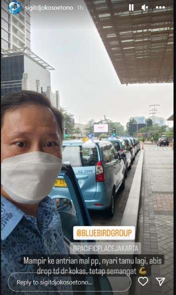 Potret Sigit Djokosoetono Bos Blue Bird Blusukan Jadi Sopir Taksi, Ikut Mangkal dan Bawa Penumpang!