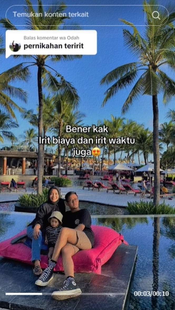 Viral Pasangan Nikah Hemat Cuma di KUA, Tidak Pakai Makeup dan Kebaya, Netizen : Pernikahan Teririt