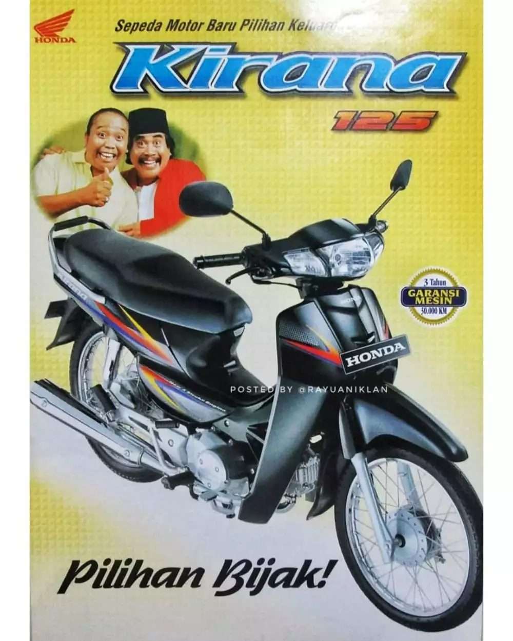 Potret Gaya Seleb Jadi Bintang Iklan Kendaraan Jadul, Ada yang Bisa Tebak?