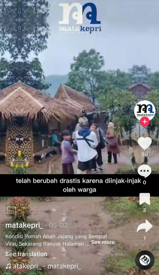 Potret Rumah Viral Milik Abah Jajang Dulu Ditawar Rp2,5 Miliar, Kini Berubah Miris
