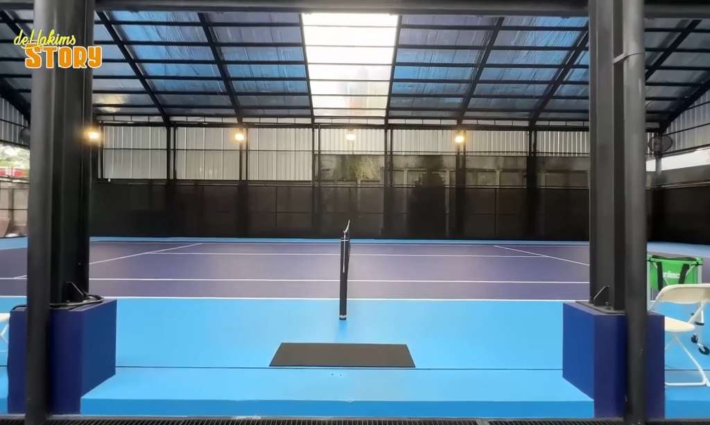 10 Potret Lapangan Tenis Pribadi Raffi Ahmad di Andara, Super Mewah, Tempat Berkumpul Para Artis!