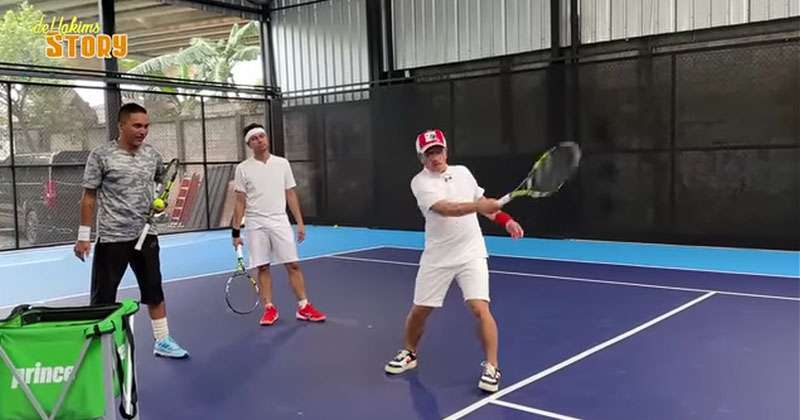 10 Potret Lapangan Tenis Pribadi Raffi Ahmad di Andara, Super Mewah, Tempat Berkumpul Para Artis!