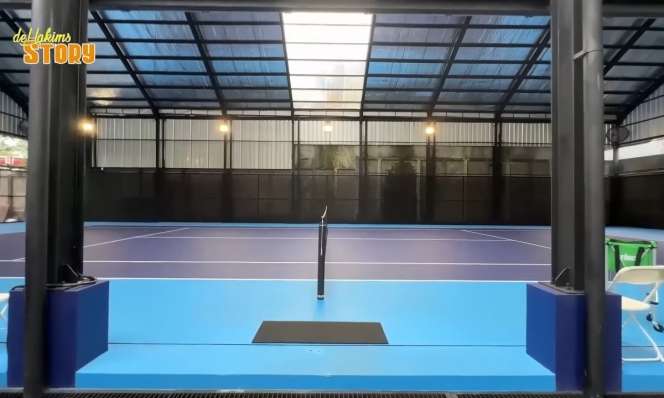 10 Potret Lapangan Tenis Pribadi Raffi Ahmad di Andara, Super Mewah, Tempat Berkumpul Para Artis!