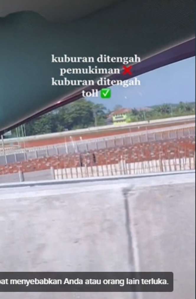 Viral Penampakan Ribuan Kuburan di Tengah Jalan Tol Cibubur, Bikin Geger Netizen, Ini 8 Potretnya Bikin Ngeri
