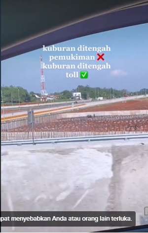 Viral Penampakan Ribuan Kuburan di Tengah Jalan Tol Cibubur, Bikin Geger Netizen, Ini 8 Potretnya Bikin Ngeri