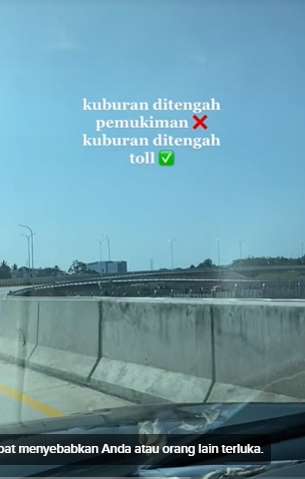 Viral Penampakan Ribuan Kuburan di Tengah Jalan Tol Cibubur, Bikin Geger Netizen, Ini 8 Potretnya Bikin Ngeri