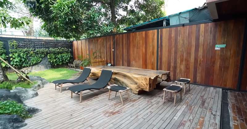 Potret Kantor Baim Wong yang Punya Air Terjun dalam Ruangan