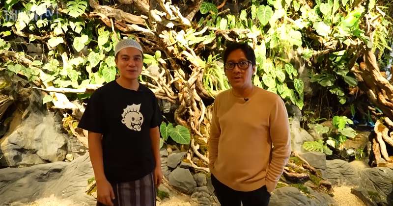 Potret Kantor Baim Wong yang Punya Air Terjun dalam Ruangan