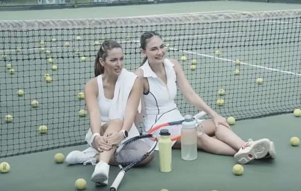 Potret Ada Gaya Luna Maya VS Nia Ramadhani saat Bermain Tenis, Gak Mau Kalah Sama Nagita 