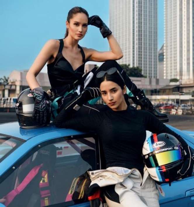 Potret Cantiknya Negin, Pembalap Perempuan yang Sering Bikin Gagal Fokus