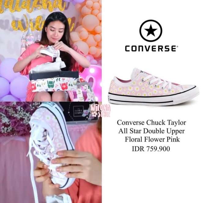 Potret Sekelas Natasha Wilona Pakai Sepatu Harga Rp300 Ribuan