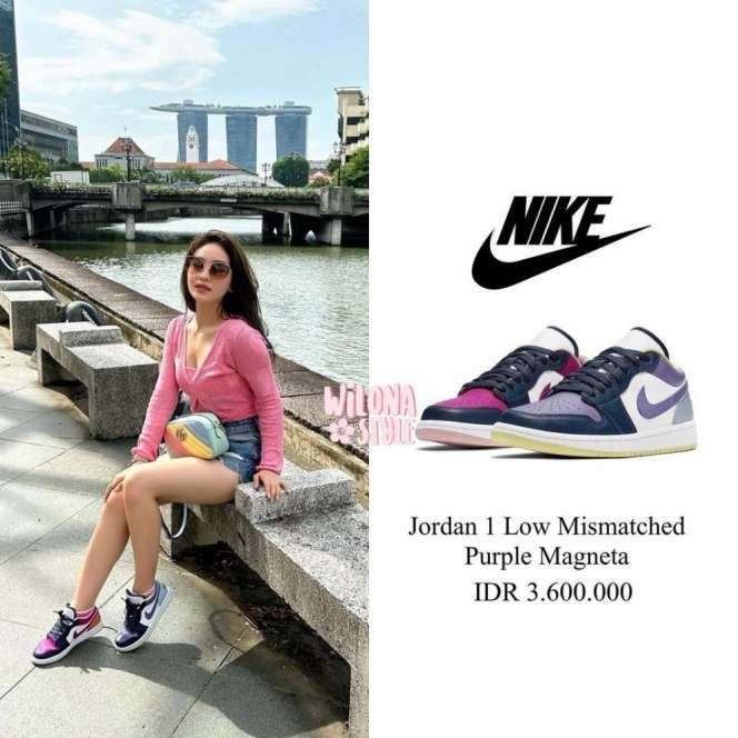 Potret Sekelas Natasha Wilona Pakai Sepatu Harga Rp300 Ribuan