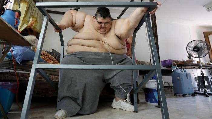 10 Potret Pria Terberat di Dunia Bobotnya 600 Kilogram, Kini Perubahannya Bikin Melongo!
