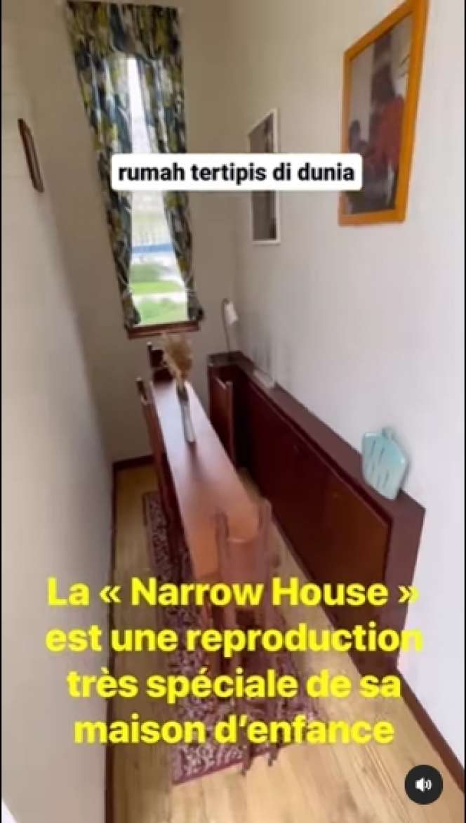 Viral Rumah Tertipis di Dunia, Masuk ke Dalam Auto Sesak Napas, Netizen: Aduh Nyiksa Banget!