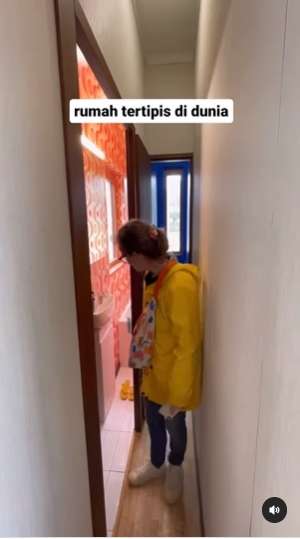 Viral Rumah Tertipis di Dunia, Masuk ke Dalam Auto Sesak Napas, Netizen: Aduh Nyiksa Banget!