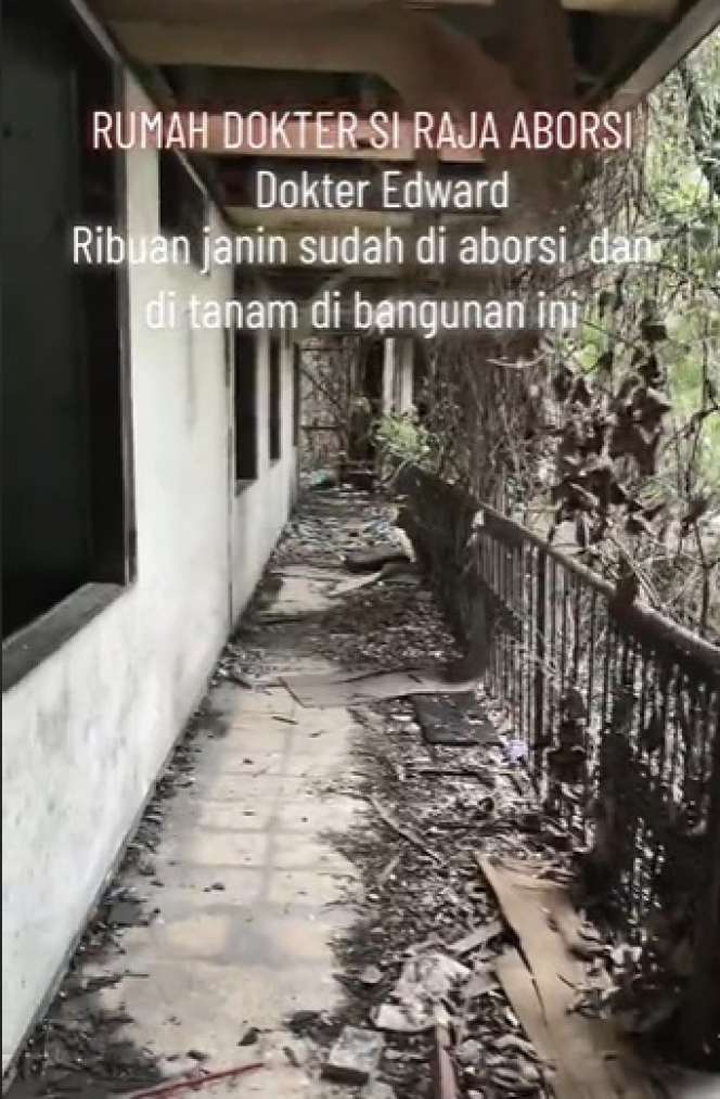 Terbengkalai 10 Tahun, Ini Penampakan Rumah Dokter Edward yang Dikenal Sebagai Raja Aborsi, Diduga Banyak Janin Terkubur!