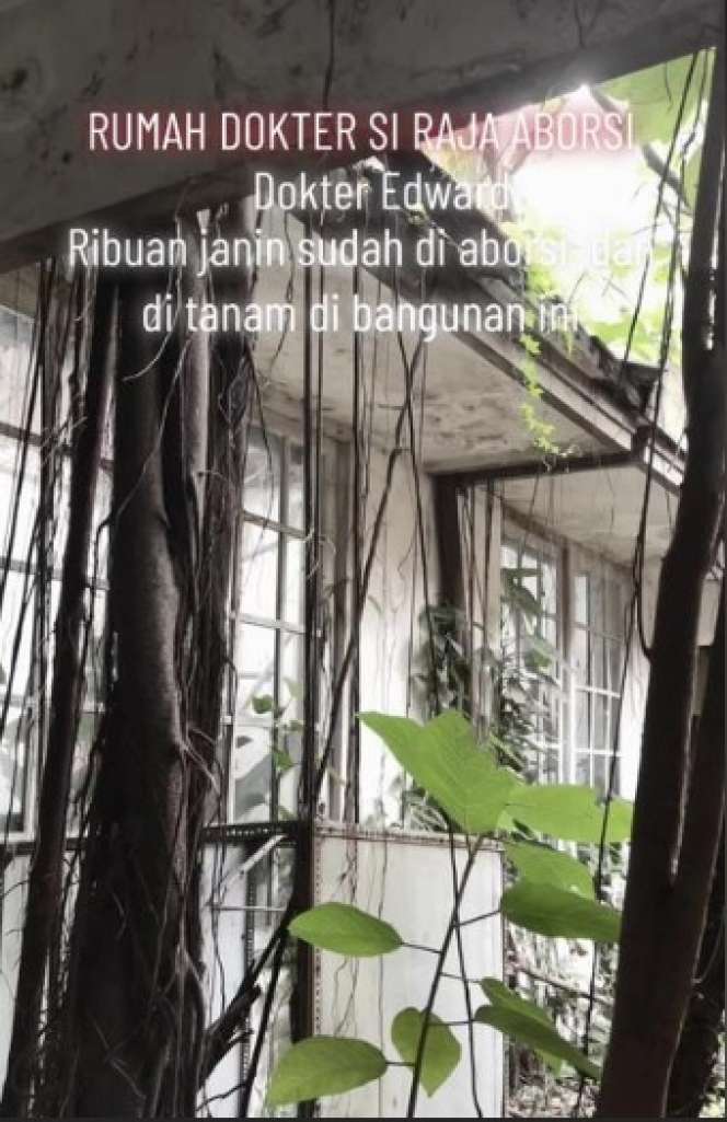 Terbengkalai 10 Tahun, Ini Penampakan Rumah Dokter Edward yang Dikenal Sebagai Raja Aborsi, Diduga Banyak Janin Terkubur!