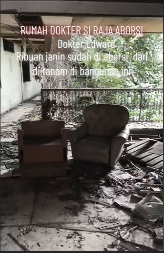 Terbengkalai 10 Tahun, Ini Penampakan Rumah Dokter Edward yang Dikenal Sebagai Raja Aborsi, Diduga Banyak Janin Terkubur!