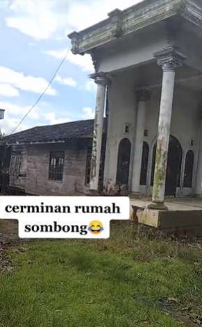 Viral Rumah Paling Sombong, Luarnya Megah Bak Istana di Negeri Dongeng, Ternyata Dalamnya Zonk