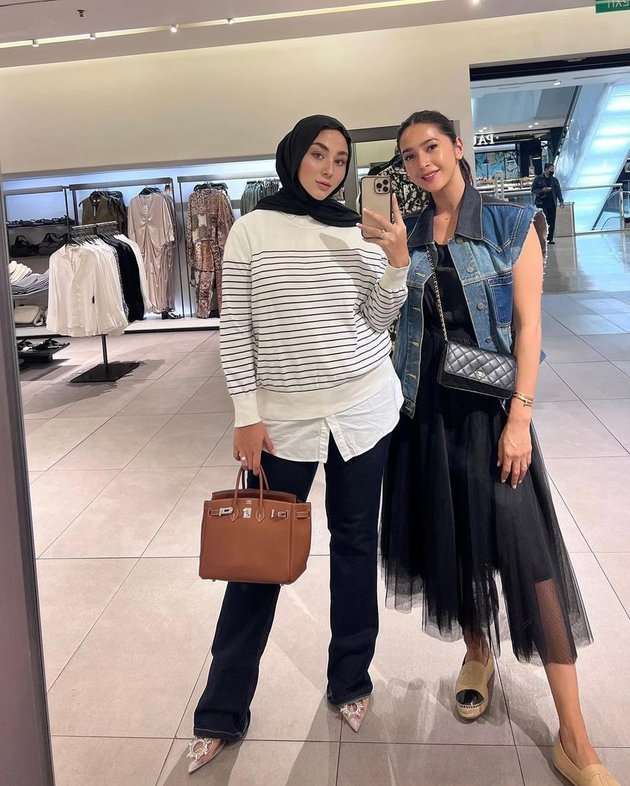 Potret Kebersamaan Margin dan Nabila Syakieb, Saudara Ipar Goals!
