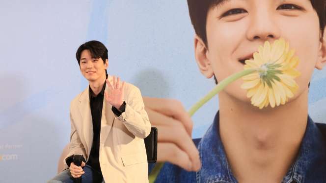 Sebelum Berangkat Wajib Militer Kim Mingue Gelar Fanmeeting di Jakarta