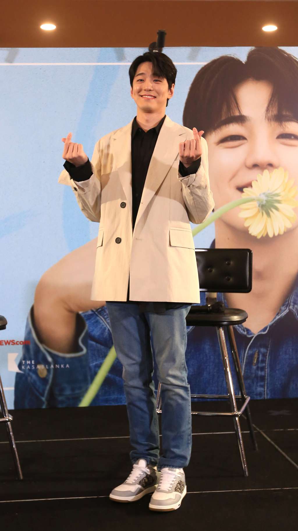 Sebelum Berangkat Wajib Militer Kim Mingue Gelar Fanmeeting di Jakarta