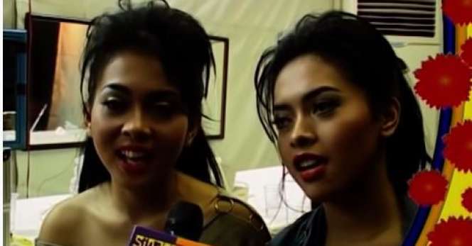 Potret Lawas Syahrini dan Aisyahrani, Dandanannya Menor Ciri Khas Bibir Merah Merona, Sempat Jadi Duo Dangdut Hits
