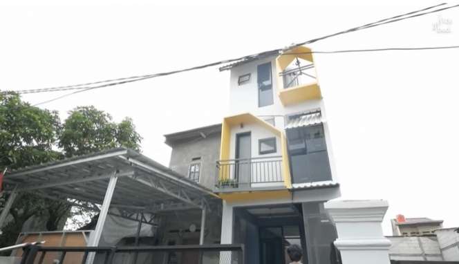 Potret Rumah Mungil Selebar 3,8 Meter, Punya Desain Unik yang Bikin Betah Seharian!