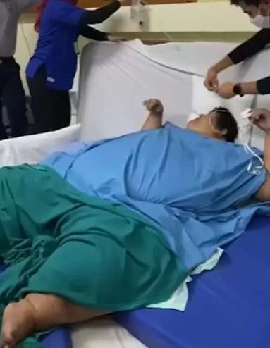 8 Potret Kondisi Terakhir Fajri, Pria Obesitas 300 Kg Sebelum Meninggal Dunia, Ini Penyebabnya!