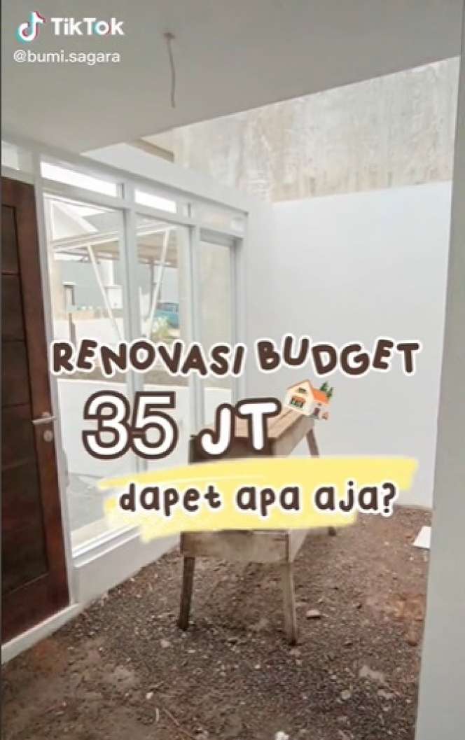 Nekat Renovasi Rumah Budget Rp35 Juta, Hasilnya Malah Diluar Dugaan!