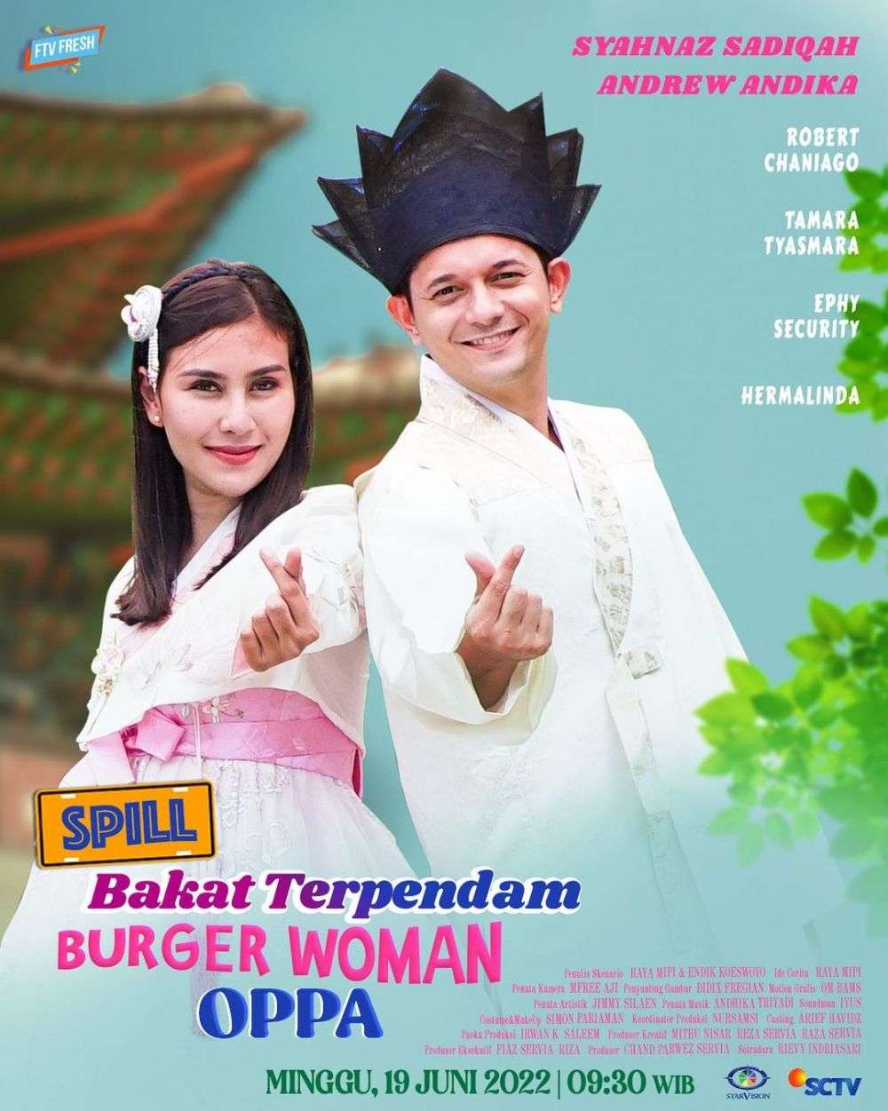 Potret Syahnaz Sadiqah Dikelilingi Aktor Tampan FTV