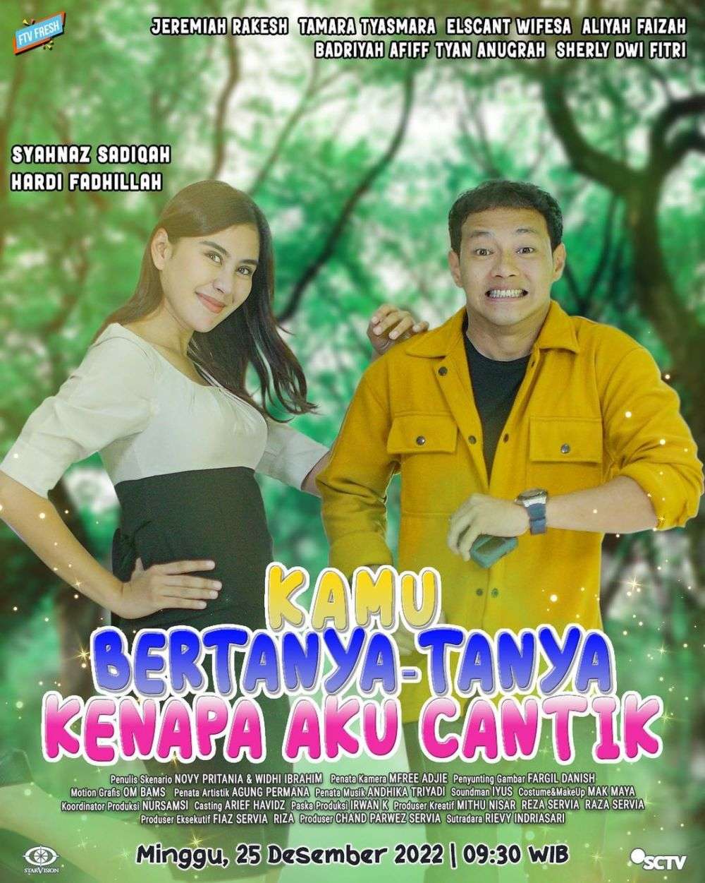 Potret Syahnaz Sadiqah Dikelilingi Aktor Tampan FTV