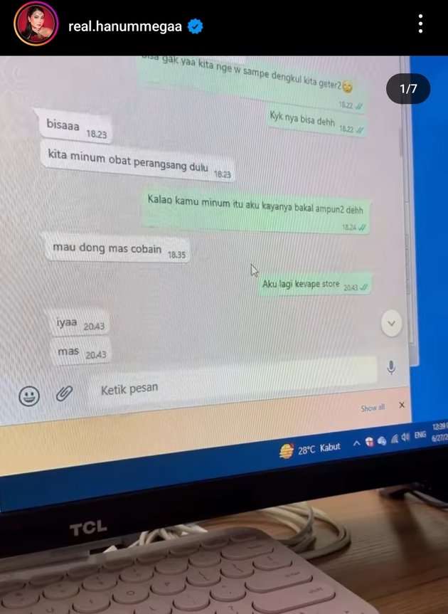 10 Potret Hanum Mega, Artis yang Ngaku Diselingkuhi, Bongkar Chat Mesum Suami & Selingkuhan!