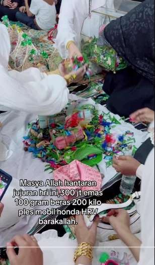 Viral Pernikahan Wanita Bercadar di Kalimantan, Mahar Miliaran Hingga Mobil Mewah, Ini Potretnya Bikin Iri