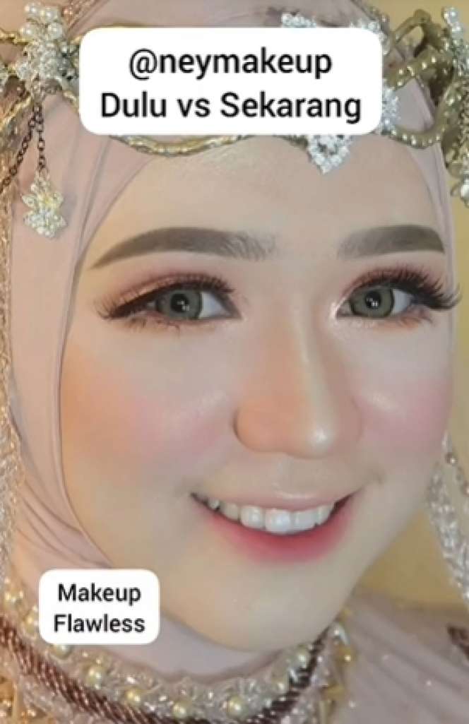 MUA Bagikan Transformasi Makeupnya Dulu VS Kini, Bak Langit & Bumi, Bukti Hasil Tak Khianati Usaha!