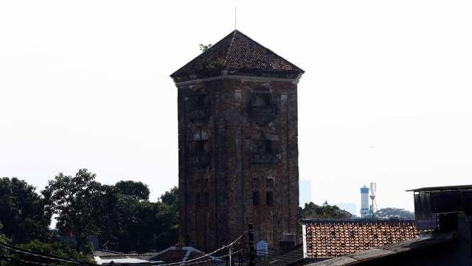 FOTO: Penampakan Menara Air Kuno di Manggarai, Berusia Tiga Abad 