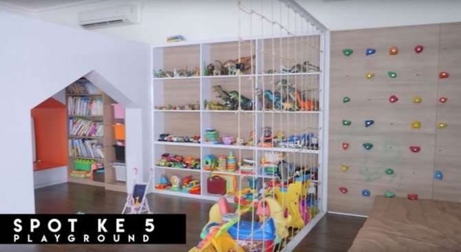 10 Potret Playground Anak di Rumah Artis, Milik Putra Nikita Willy Super Mewah, Serasa di Mall