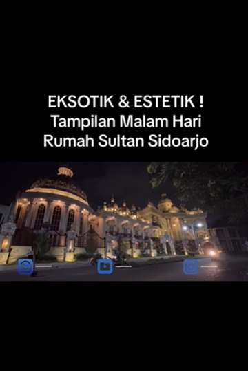 Potret Rumah Sultan Sidoarjo Saat Malam Hari, Penampakannya Bikin Melongo, Megah Bak Istana Kerajaan!