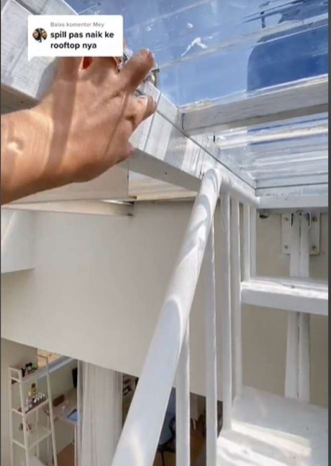 Potret Rooftop Unik Dalam Rumah Ini Bikin Jantung Ketar-ketir, Seperti Lagi Main Minicraft!