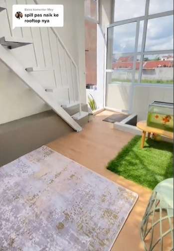 Potret Rooftop Unik Dalam Rumah Ini Bikin Jantung Ketar-ketir, Seperti Lagi Main Minicraft!