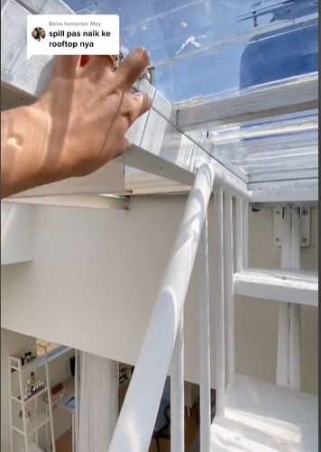 Potret Rooftop Unik Dalam Rumah Ini Bikin Jantung Ketar-ketir, Seperti Lagi Main Minicraft!