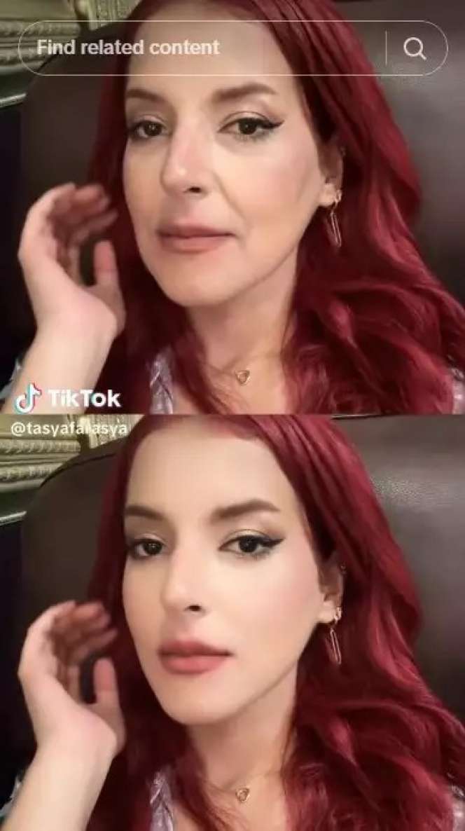 Seleb Ikutan Tren Filter Aged di TikTok, Wajah Prilly Latuconsina Berubah Jadi Nenek-nenek 