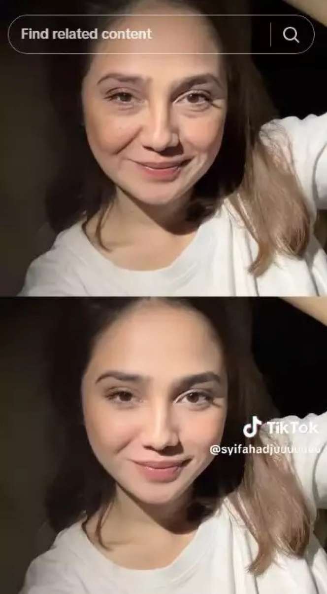 Seleb Ikutan Tren Filter Aged di TikTok, Wajah Prilly Latuconsina Berubah Jadi Nenek-nenek 