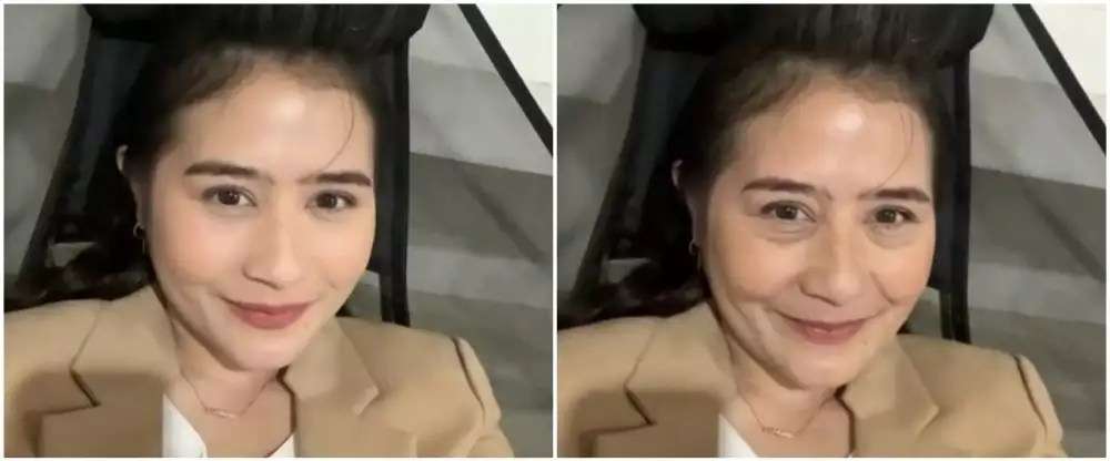Seleb Ikutan Tren Filter Aged di TikTok, Wajah Prilly Latuconsina Berubah Jadi Nenek-nenek 