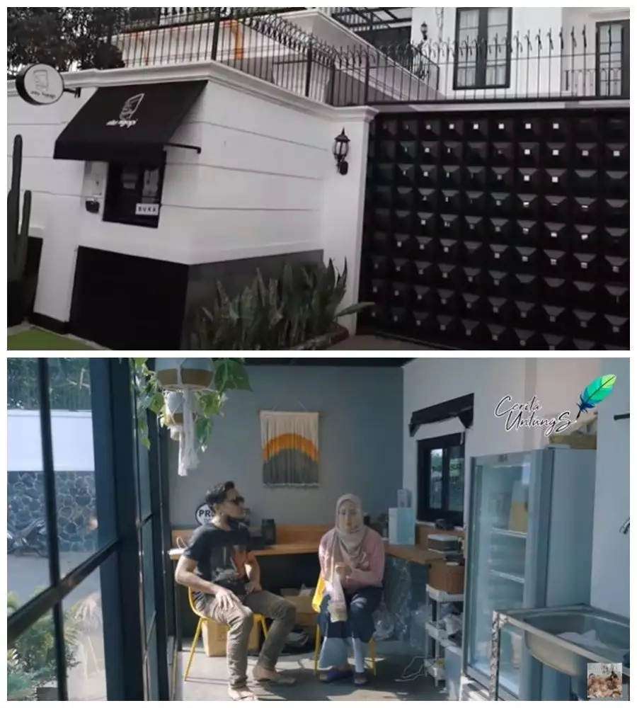 Porter Sederet Artis Buka Usaha Kuliner di Depan Rumah, Teras Rumah Mewah Rp32 Miliar Muzdalifah Diubah jadi Warung Makan