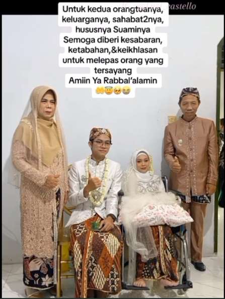 Kisah Pilu, Pengantin Wanita Meninggal Usai Resepsi, `Kini Neng Sudah Tidak Sakit Lagi`