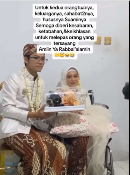 Kisah Pilu, Pengantin Wanita Meninggal Usai Resepsi, `Kini Neng Sudah Tidak Sakit Lagi`